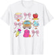 Back to School Coquette Teacher Women Girl Kindergarten PreK T-Shirt - T-Shirt | White