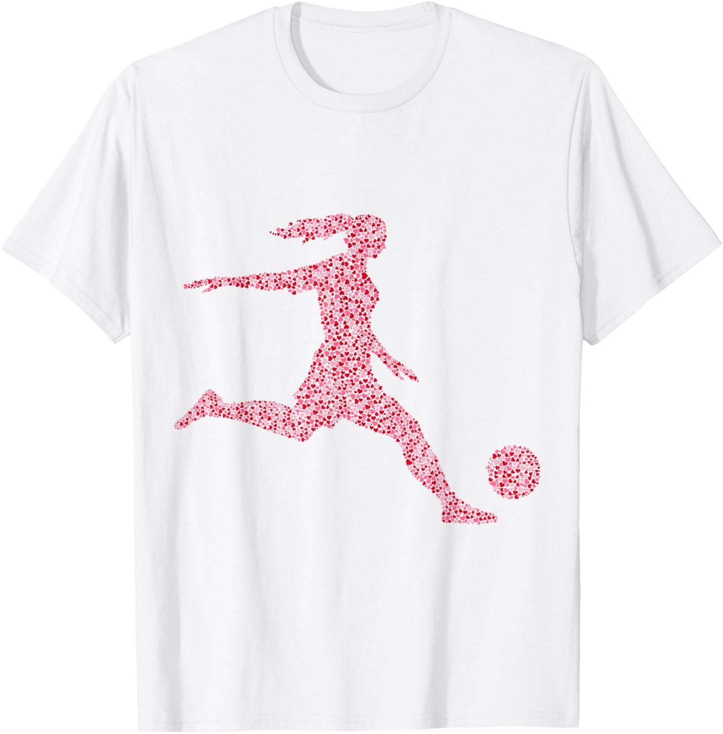 Football Girl's Football, Football, Footballer, Women T-Shirt - T-Shirt | White