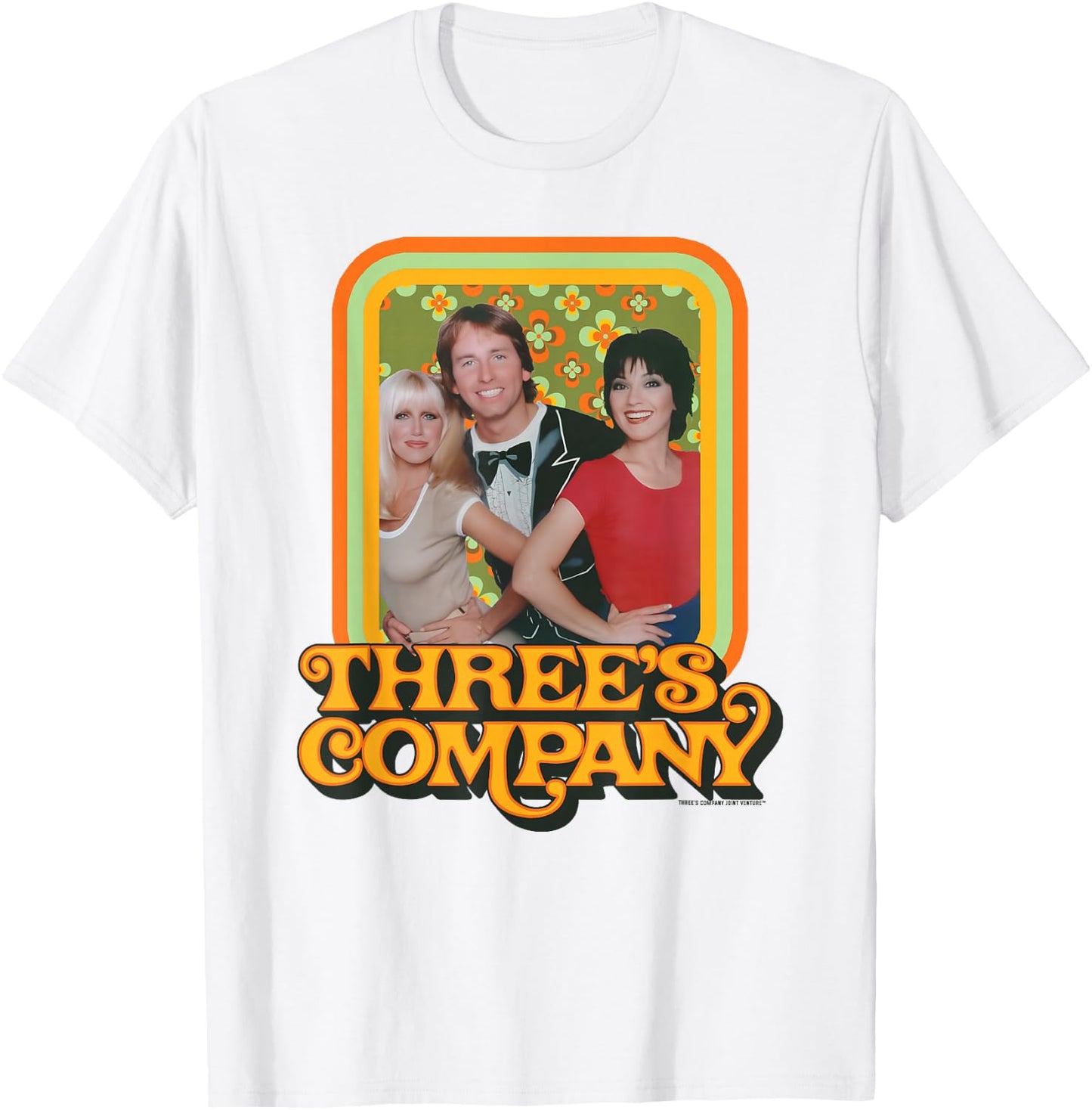 Three's Company Roomies Vintage Eighties Classic T-Shirt - T-Shirt | White