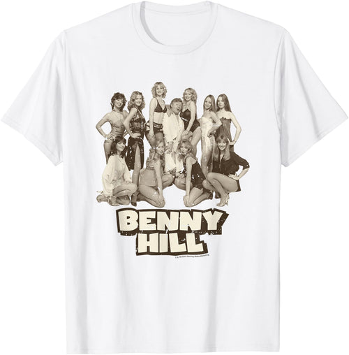 Benny Hill Show Comedian With His Hill's Angels