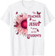 Sunflower This Teacher Loves Jesus And Prays Christian Men Women T-Shirt - T-Shirt | White