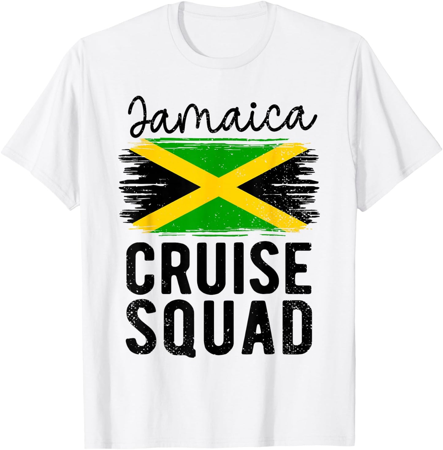 Jamaica Cruise Squad 2025 Jamaican Family Matching Cruise T-Shirt - T-Shirt | White