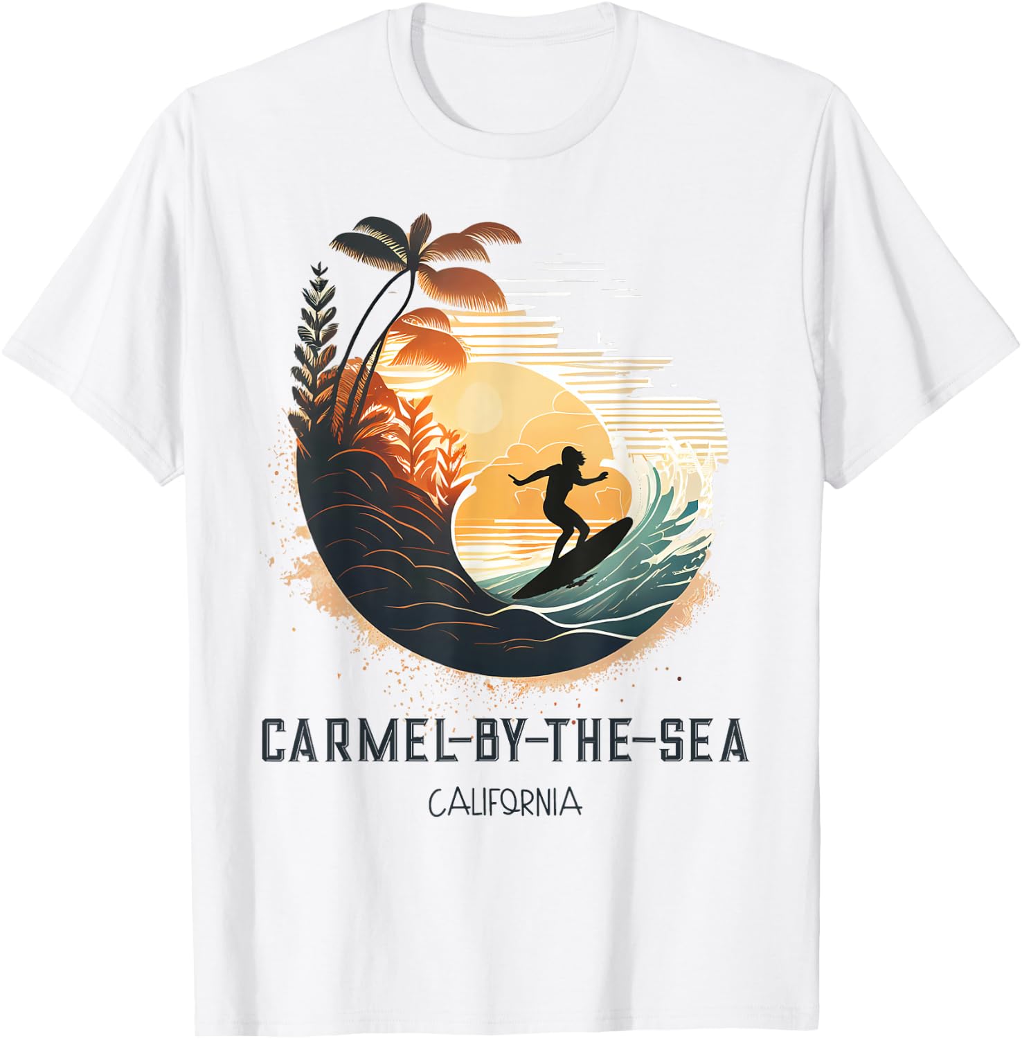 Carmel By The Sea California T-Shirt - T-Shirt | White