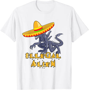 Illegal Alien T-Shirt - T-Shirt | White