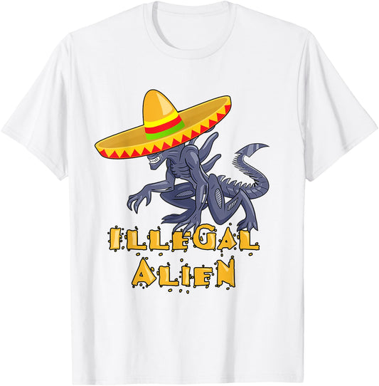 Illegal Alien T-Shirt - T-Shirt | White