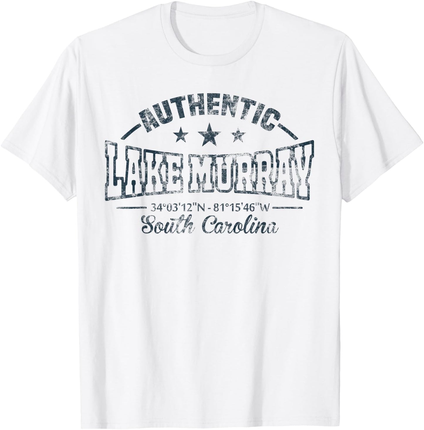 Lake Murray Shirt South Carolina Boating Fishing Outdoors T-Shirt - T-Shirt | White