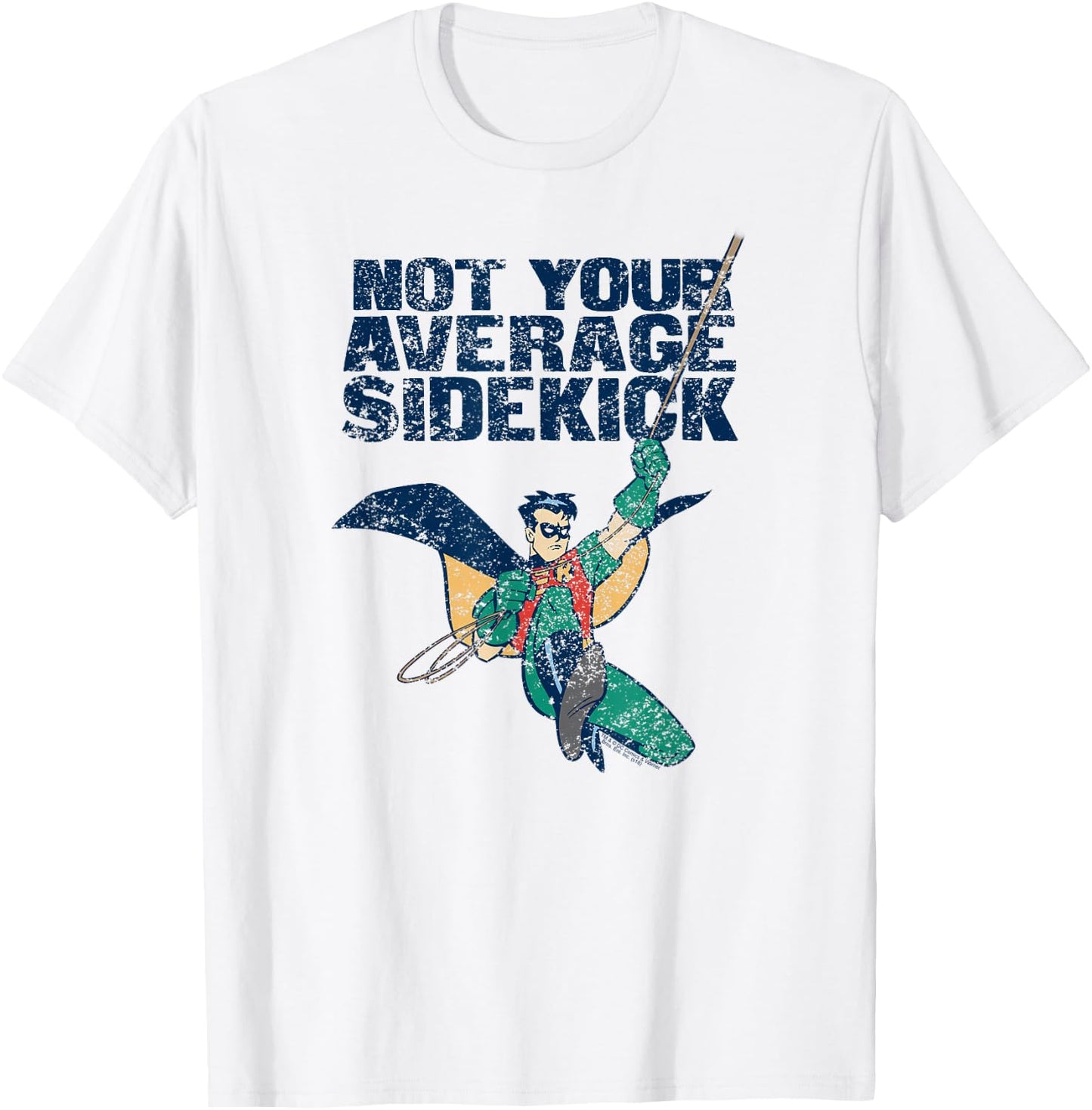 Batman: The Animated Series Robin Not Average T-Shirt - T-Shirt | White