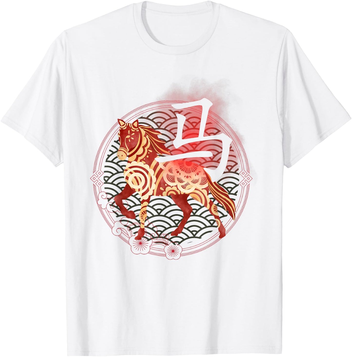 Chinese Lunar New Year Of The Horse 2026 Vietnamese Tet T-Shirt - T-Shirt | White