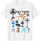Only Fan Set Funny Ventilators and Fans T-Shirt - T-Shirt | White