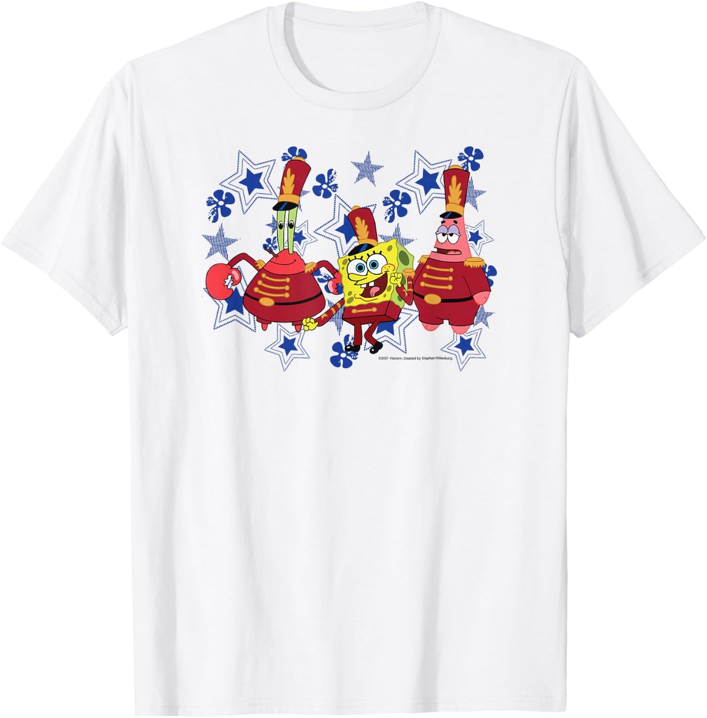 SpongeBob SquarePants - Patrick and Mr. Krabs Sweet Victory T-Shirt - T-Shirt | White