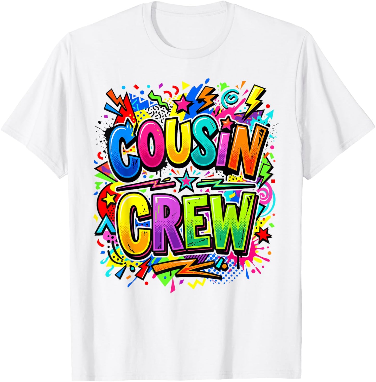 Cousin Crew Squad Family Matching Boys Girls Kids T-Shirt - T-Shirt | White