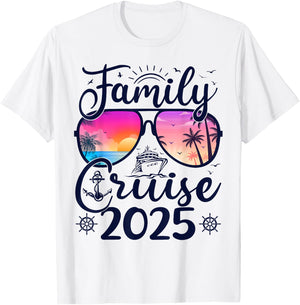 Family Cruise 2025 Summer Vacation Matching Family Cruise Men Women Kids T-Shirt - T-Shirt | White