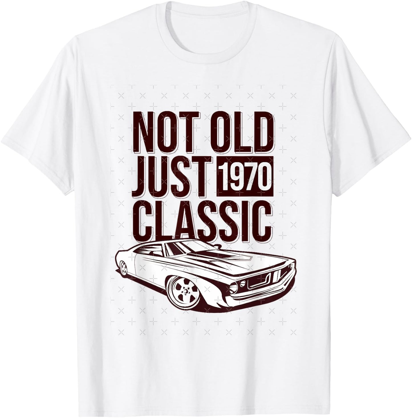 1970 Cuda Plymouth Barracuda Not Old Just Classic Car T-Shirt - T-Shirt | White