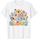 Wildflower Grammy shirt Grammie Grandmother Announcement T-Shirt - T-Shirt | White
