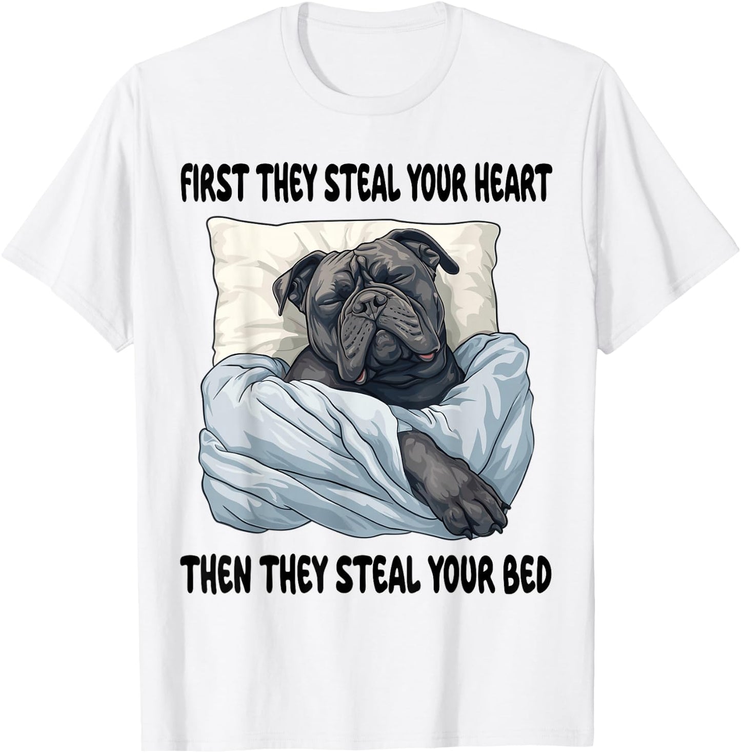 Cane Corso Sleeping Pajamas Nightgown T-Shirt - T-Shirt | White