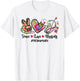 Peace Love Nursing PICU Nurse Life Stethoscope Tie Dye T-Shirt - T-Shirt | White