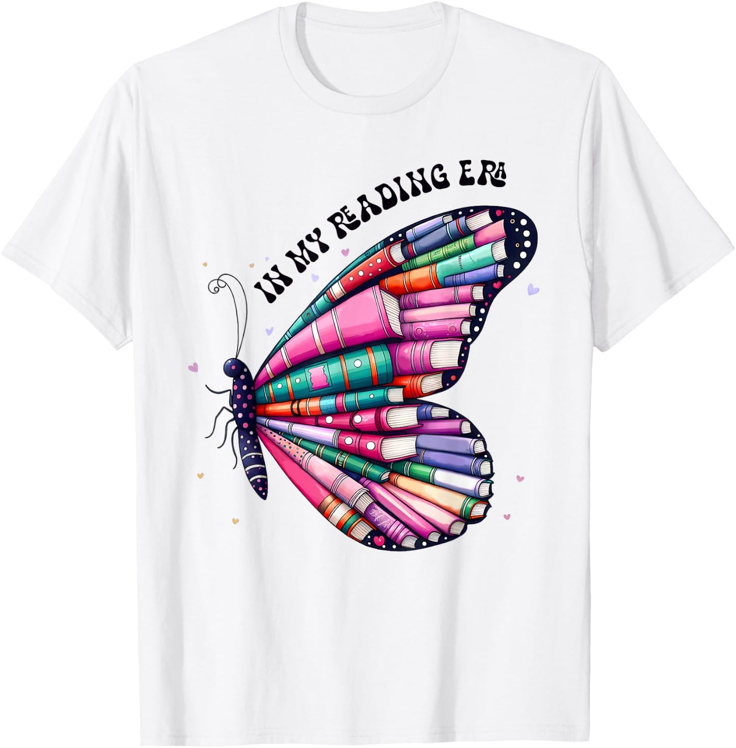 In My Reading Era Shirt,Book Shelf In My Reading Era Teacher T-Shirt - T-Shirt | White