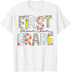 First Grade Dream Team 1st grade Teacher First Day Of School Women Girls Kids T-Shirt - T-Shirt | White