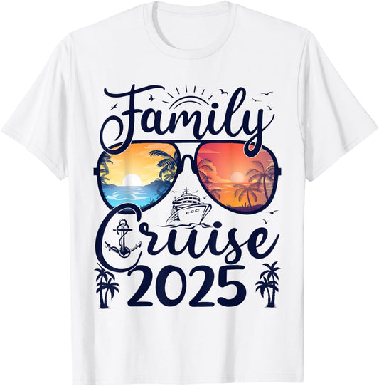 Family Cruise 2025 Summer Vacation Matching Family Cruise Women Kids T-Shirt - T-Shirt | White