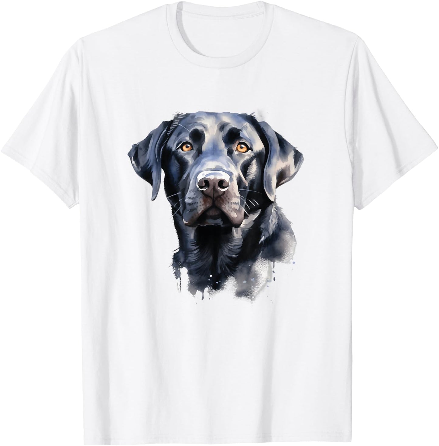 Dog Black Labrador Retriever T-Shirt - T-Shirt | White