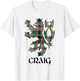 Clan Craig Tartan Scottish Family Name Scotland Pride T-Shirt - T-Shirt | White