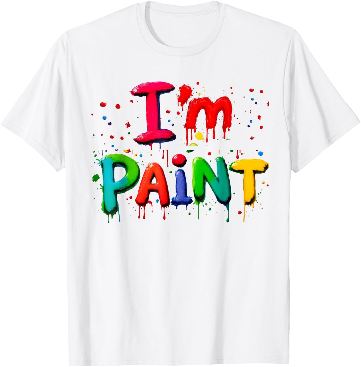 I Love to Finger Paint Matching Couples Valentine I'm Paints T-Shirt - T-Shirt | White