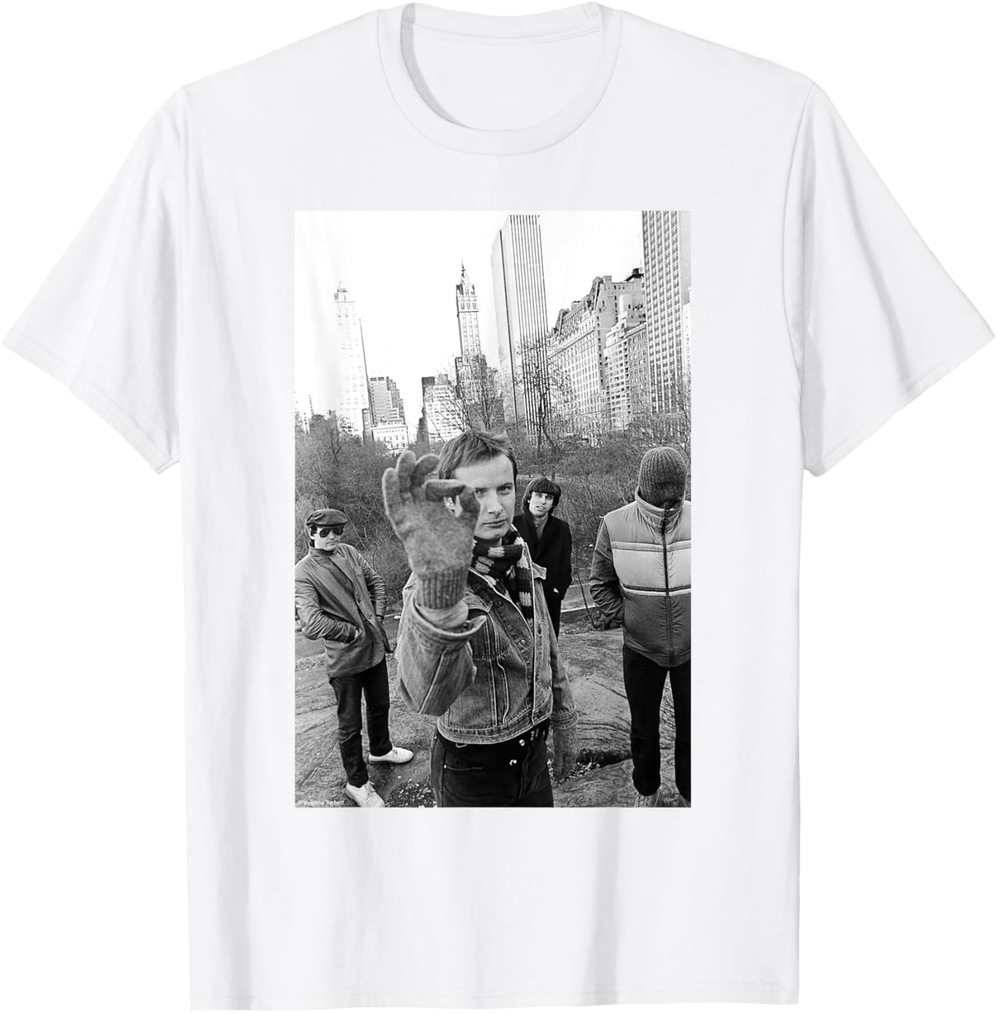 XTC English Rock Band By Virginia Turbett T-Shirt - T-Shirt | White