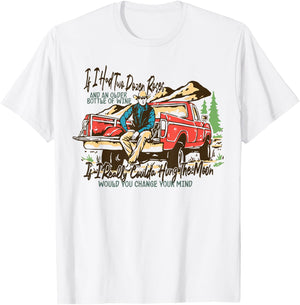 Vintage 80s Country Music Western Cowboy T-Shirt - T-Shirt | White