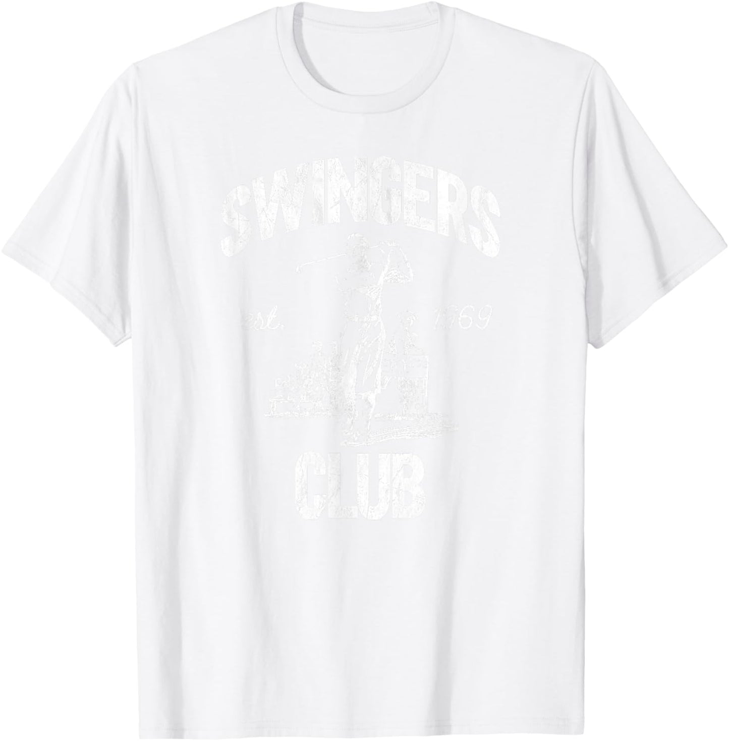 Swingers Club golf clubs funny golf Sarcastic Golfing men T-Shirt - T-Shirt | White