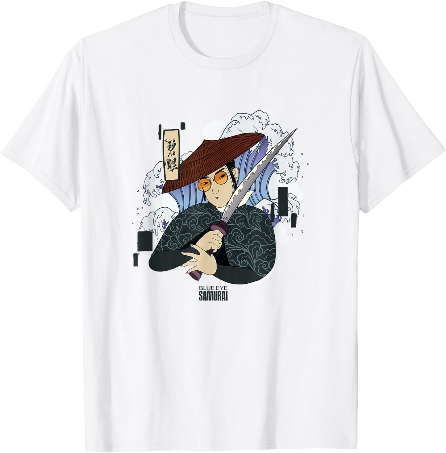 Netflix Blue Eye Samurai Mizu Ancient Japanese Art Style T-Shirt - T-Shirt | White