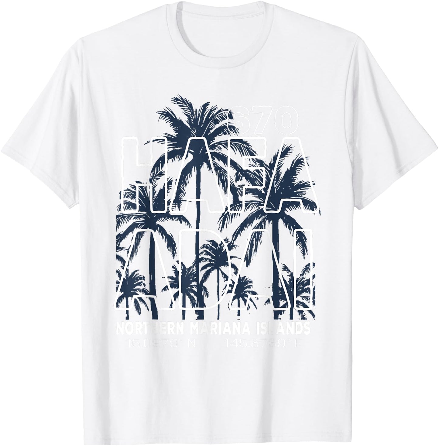 Hafa Adai 670 Mariana Islands - Saipan T-Shirt - T-Shirt | White