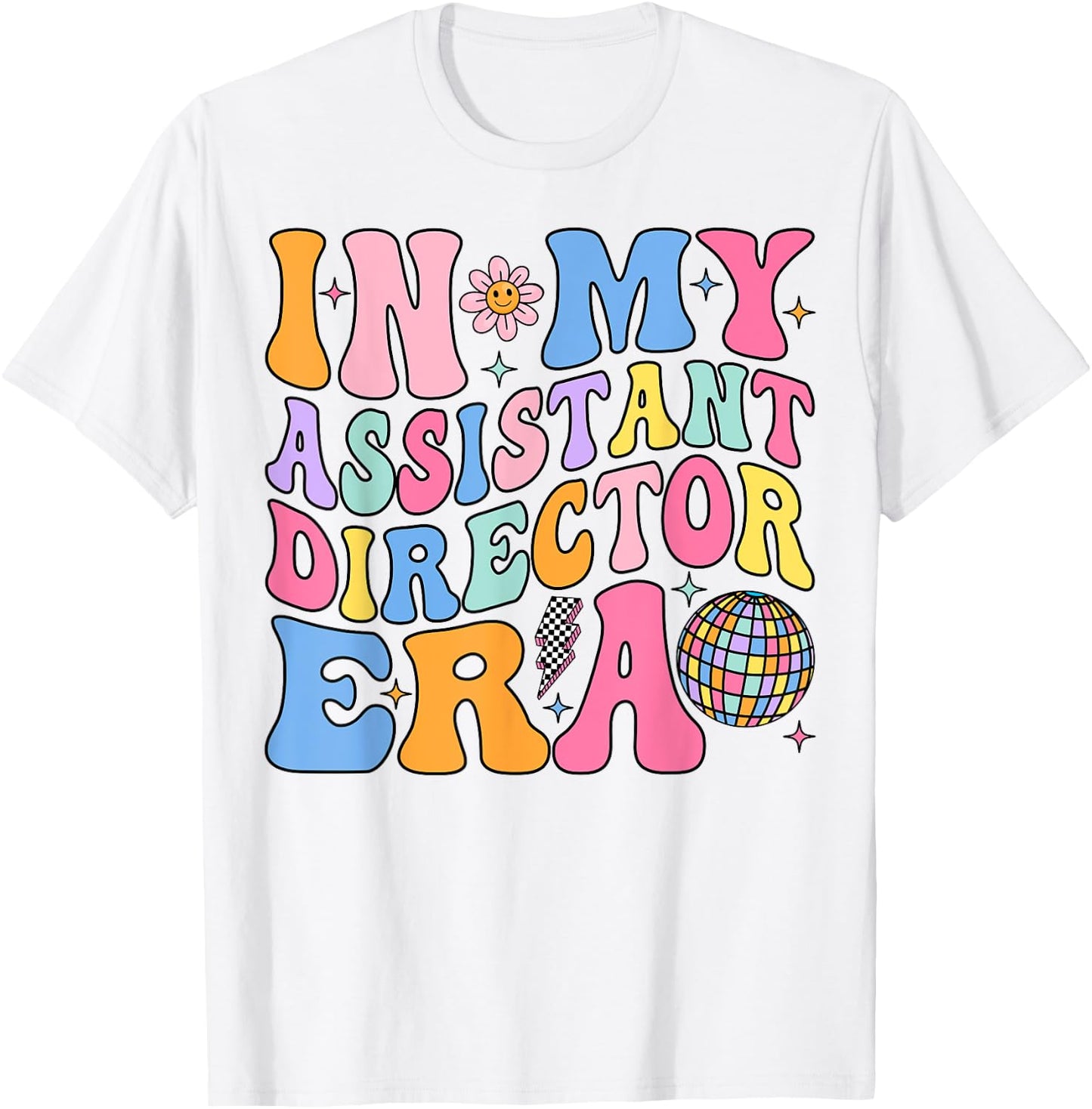 Groovy In My Assistant Director Era T-Shirt - T-Shirt | White
