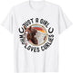 Just A Girl Who Loves Curlies Curly Horses Ponies Pony T-Shirt - T-Shirt | White