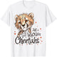 Cute Cheetahs Lovers Gift Just A Girl Who Loves Cheetahs T-Shirt - T-Shirt | White