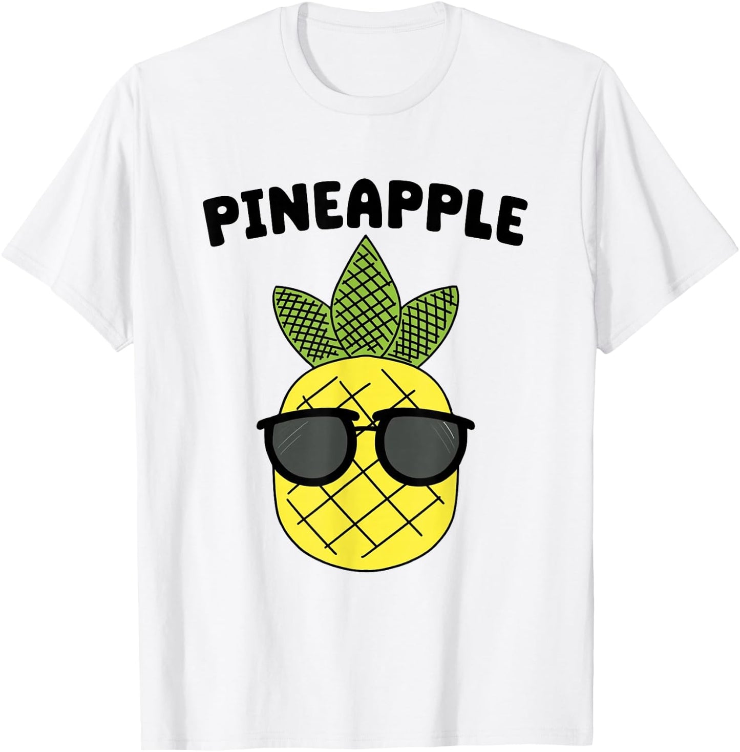 Kids Pineapple Shirt For Boys Or Girls | Cute Pineapple Gift T-Shirt - T-Shirt | White