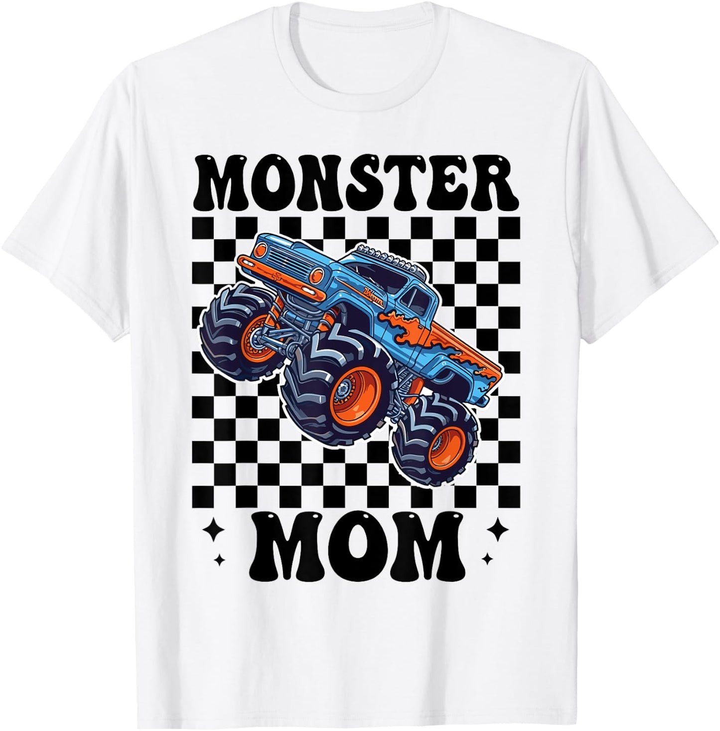 Monster Truck Mama Mom Monster Truck Are My Jam Truck Lovers T-Shirt - T-Shirt | White
