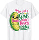 I'm Just a Girl Who Loves Pickles Cute Funny Pickle Lover T-Shirt - T-Shirt | White