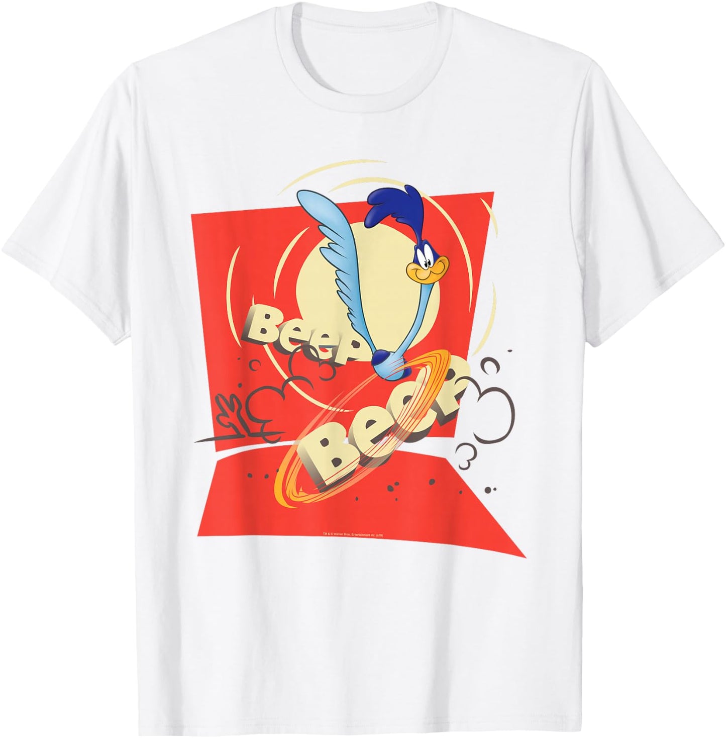 Looney Tunes Roadrunner Beep Beep T-Shirt - T-Shirt | White