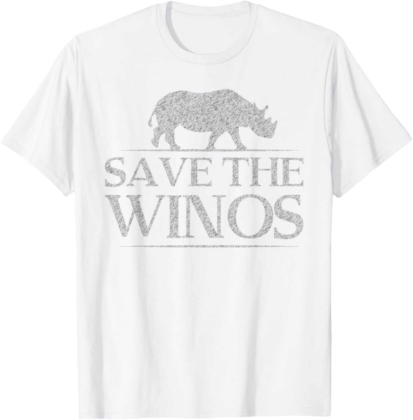 Save The Winos T-Shirt - T-Shirt | White