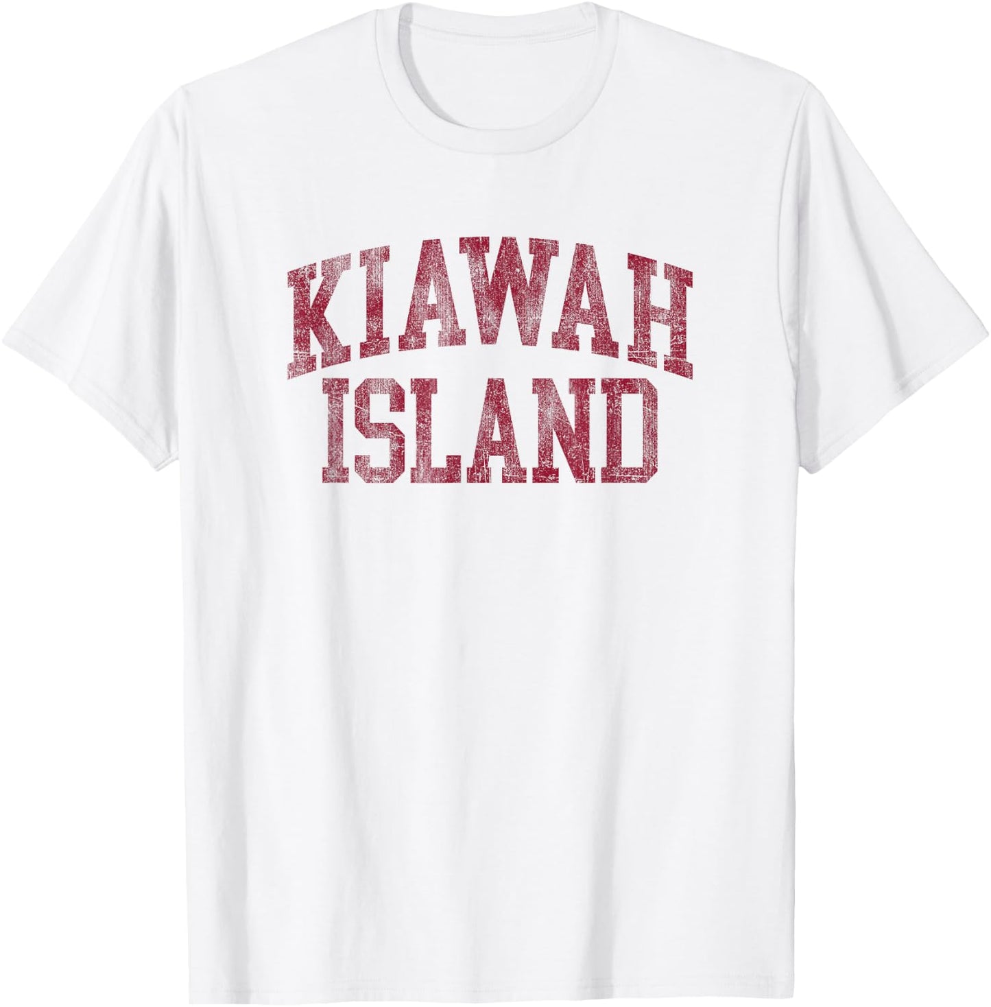 Kiawah Island South Carolina Souvenir Retro Preppy Throwback T-Shirt - T-Shirt | White