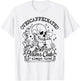 Overcaffeinated Moms Club Always Tired T-Shirt - T-Shirt | White