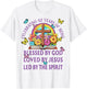 Blessed By God For 62 Years Rainbow And Flowers Birthday T-Shirt - T-Shirt | White