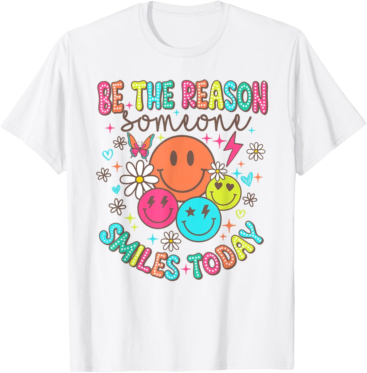 Mental Health Be The Reason Someone Smiles Today T-Shirt - T-Shirt | White