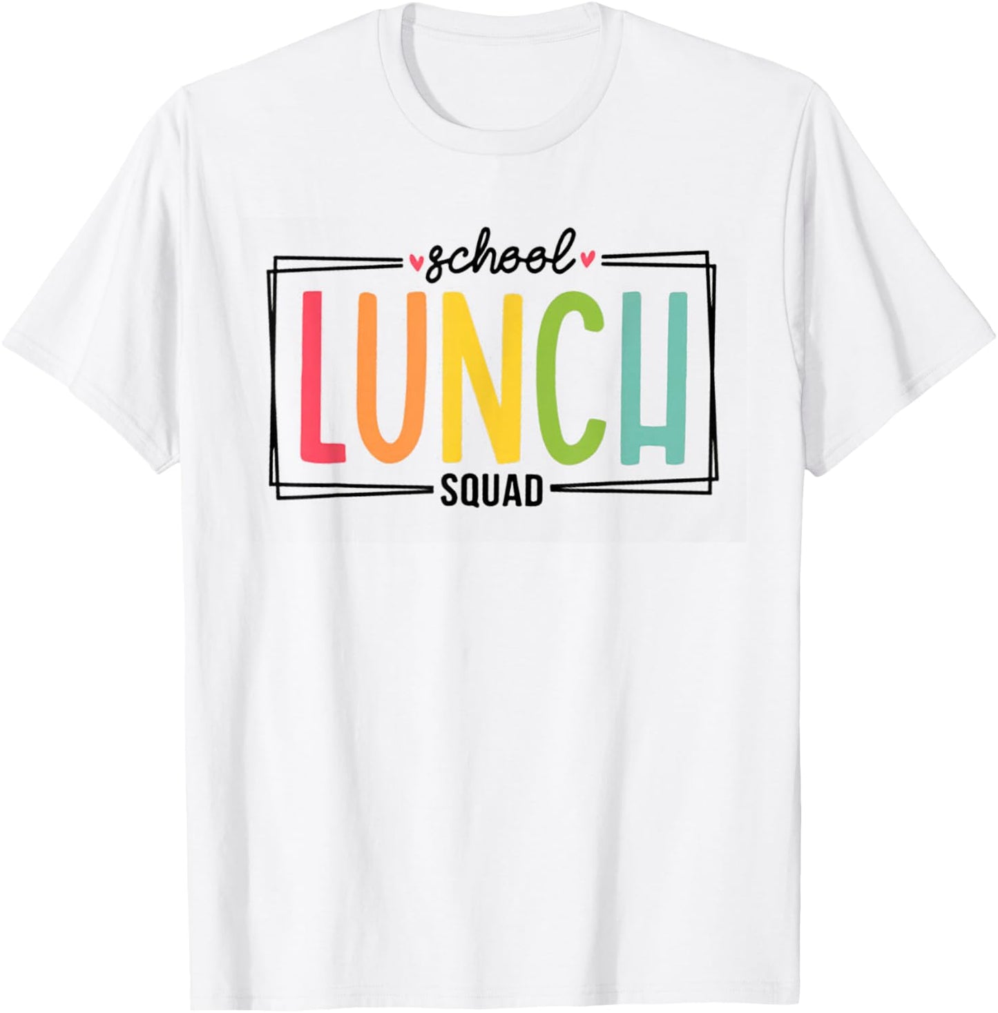 Lunch Squad Back To School Cafeteria Crew Cafeteria Worker T-Shirt - T-Shirt | White