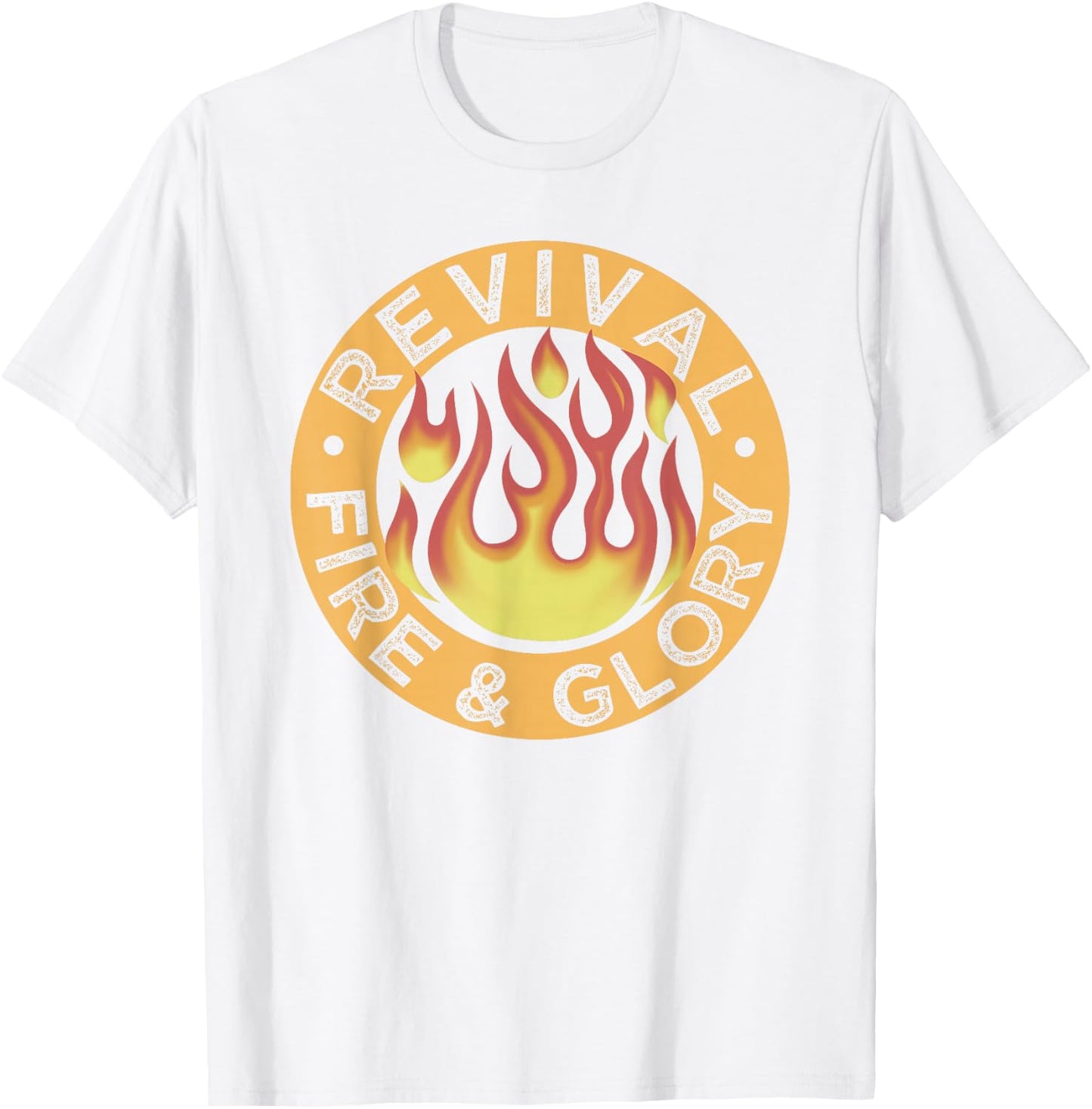 Revival Fire & Glory T-Shirt - T-Shirt | White