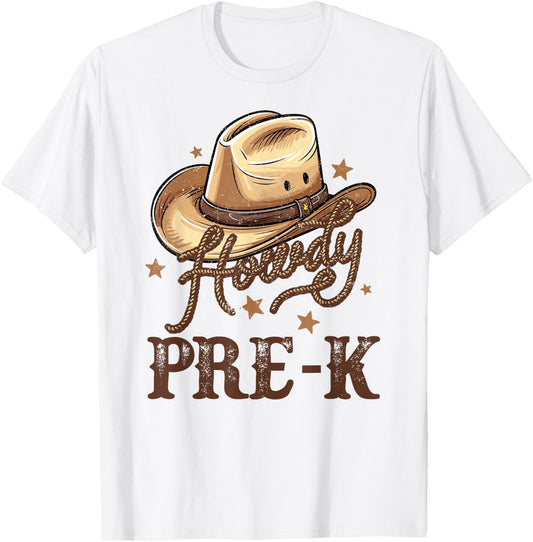Pre-K Teacher Rodeo Country Western Howdy Pre-K Women T-Shirt - T-Shirt | White