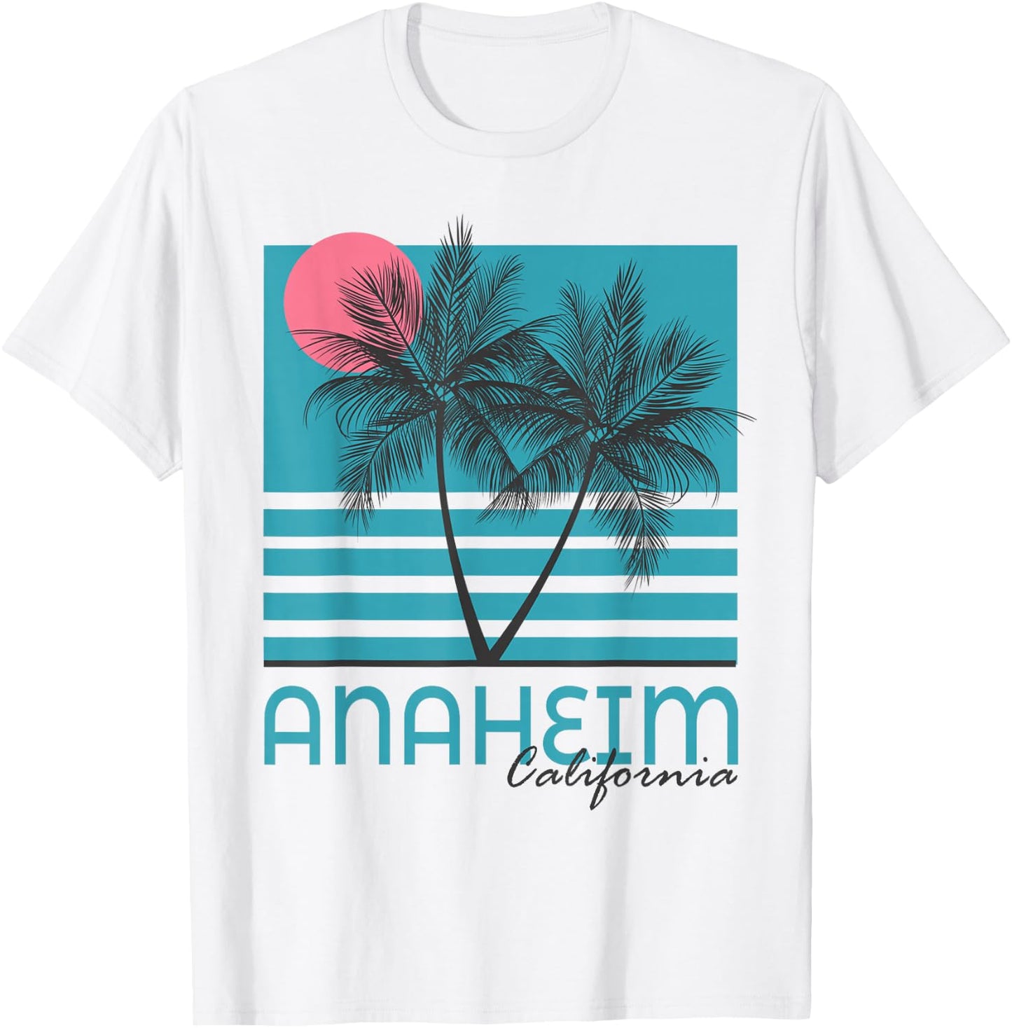 Anaheim California T Shirt Vintage Souvenirs T-Shirt - T-Shirt | White