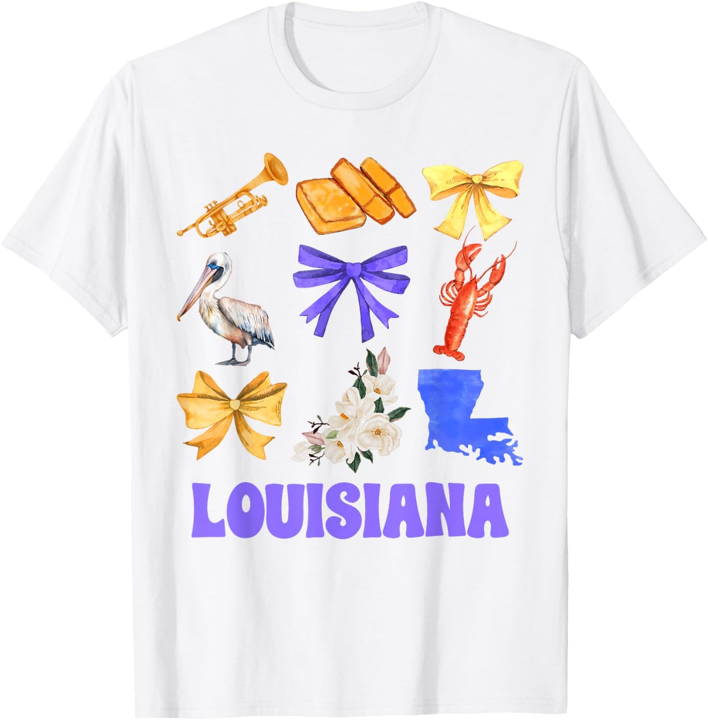 Louisiana State Meet Me In Louisiana Travel Trip Louisiana T-Shirt - T-Shirt | White
