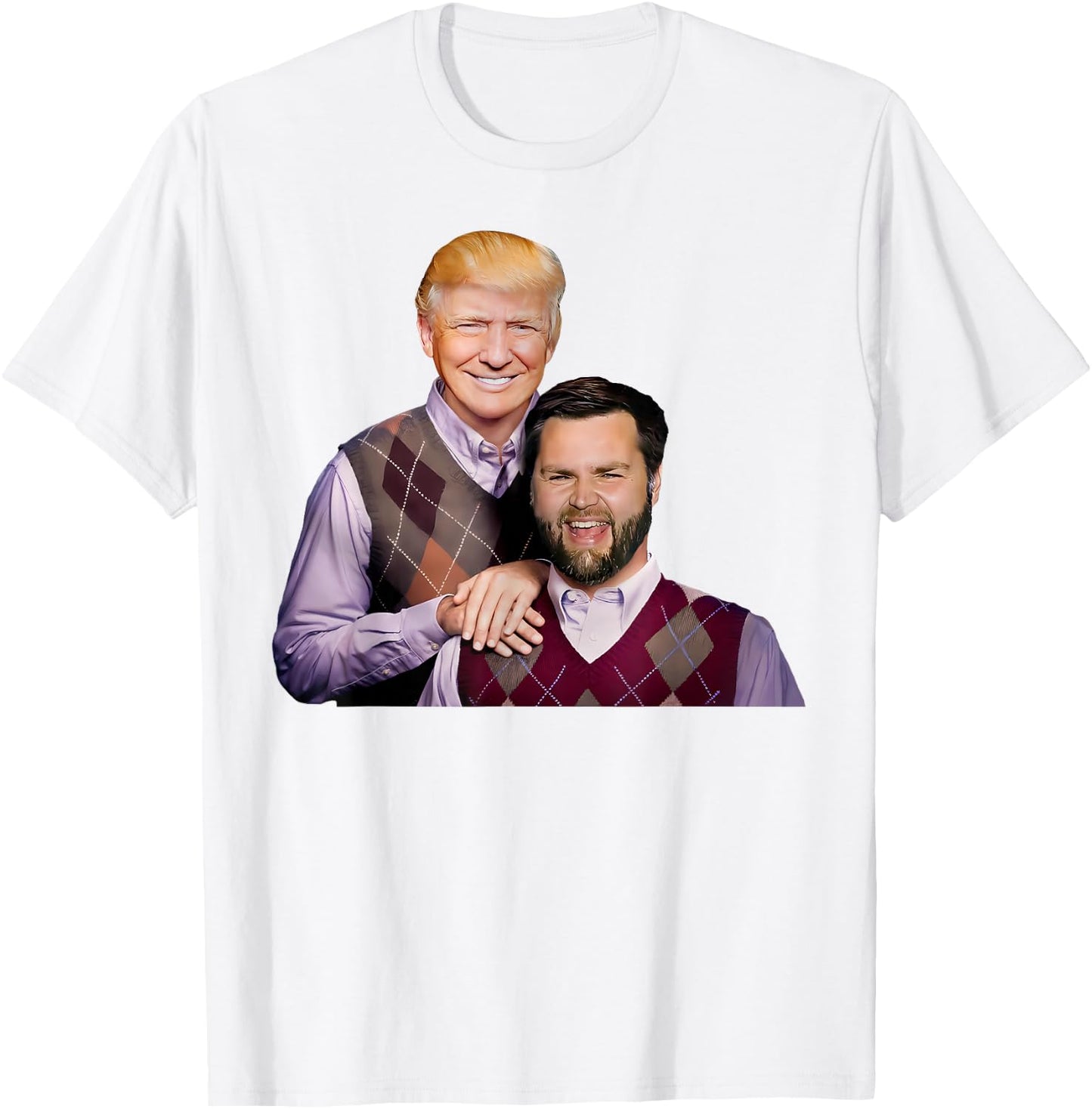 Trump Vance 2024 Brothers Funny Parody Shirt Bros T-Shirt - T-Shirt | White