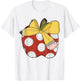 Teacher Coquette Pencil Bow And Apple Teacher T-Shirt - T-Shirt | White
